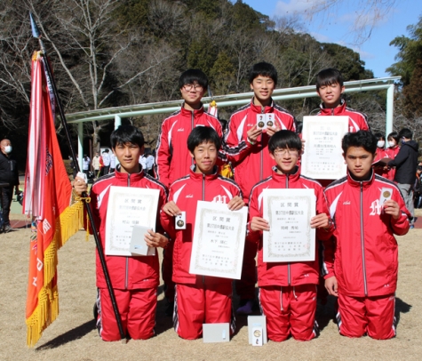 高校男子優勝の美濃加茂高A