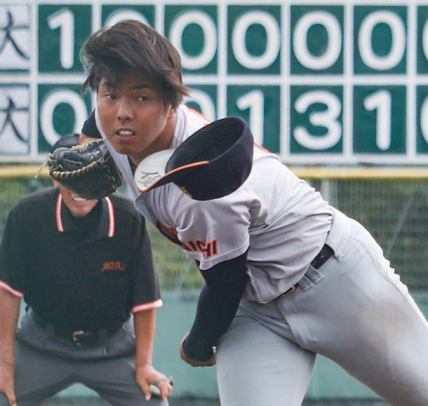 東海学園大－愛院大　２失点で完投勝利した愛院大の河野